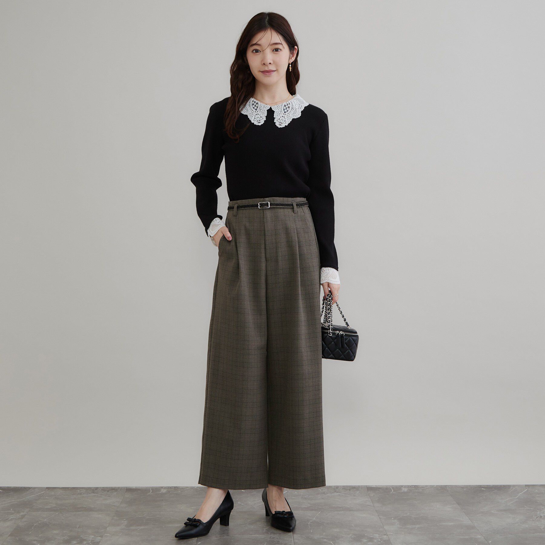 Couture broach「LANATECレースベルトパンツ」|その他|
