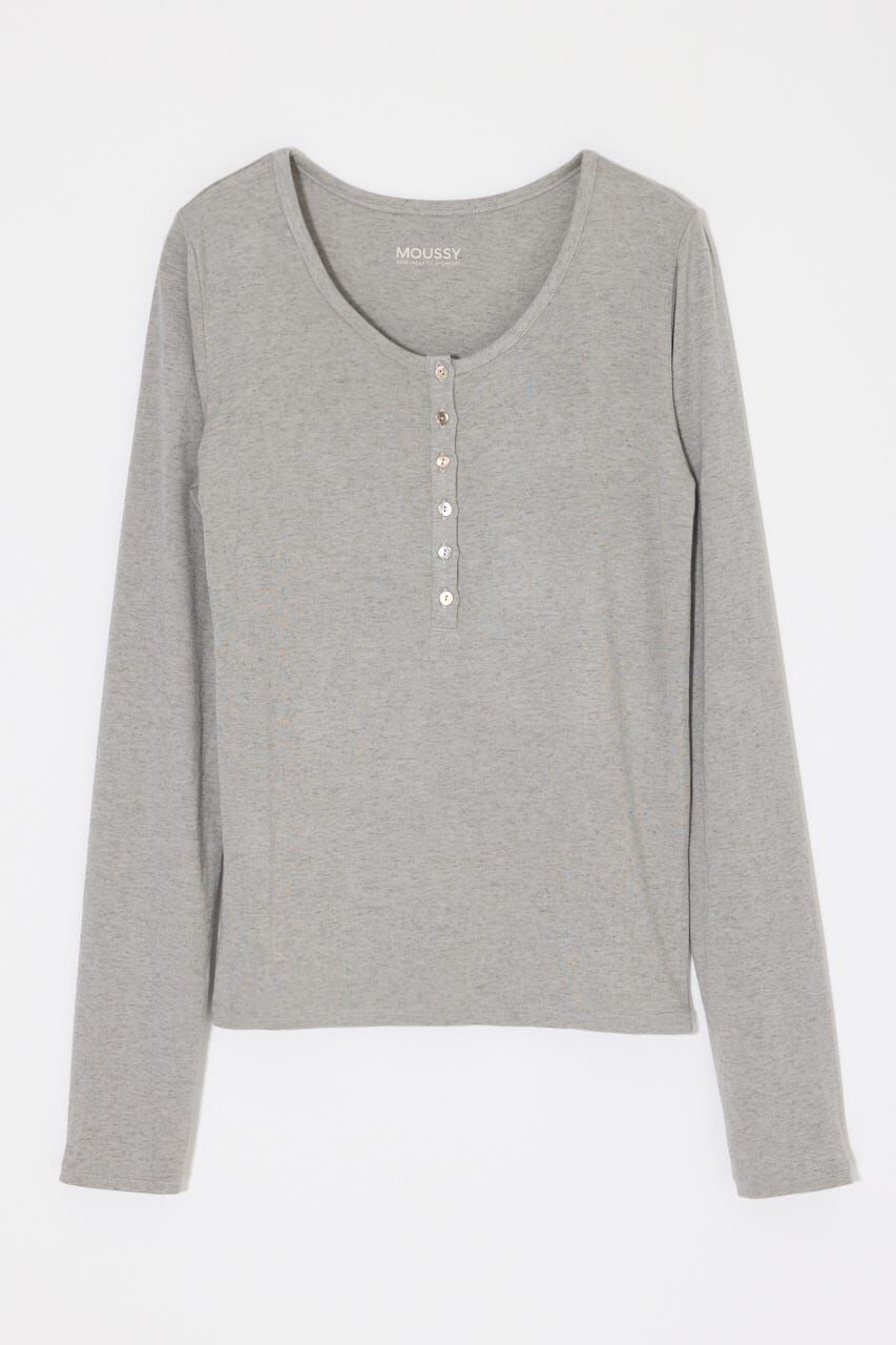 MOUSSY「ES HENRY NECK トップス」|Tシャツ・カットソー|T.GRY