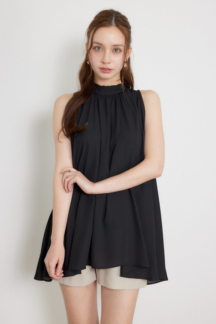 rienda「ボウタイアメスリフレアトップス」|シャツ・ブラウス|