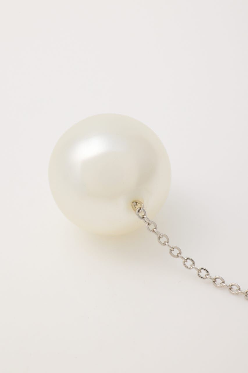 rienda「フェイクパールハンギングピアス」|ピアス|
