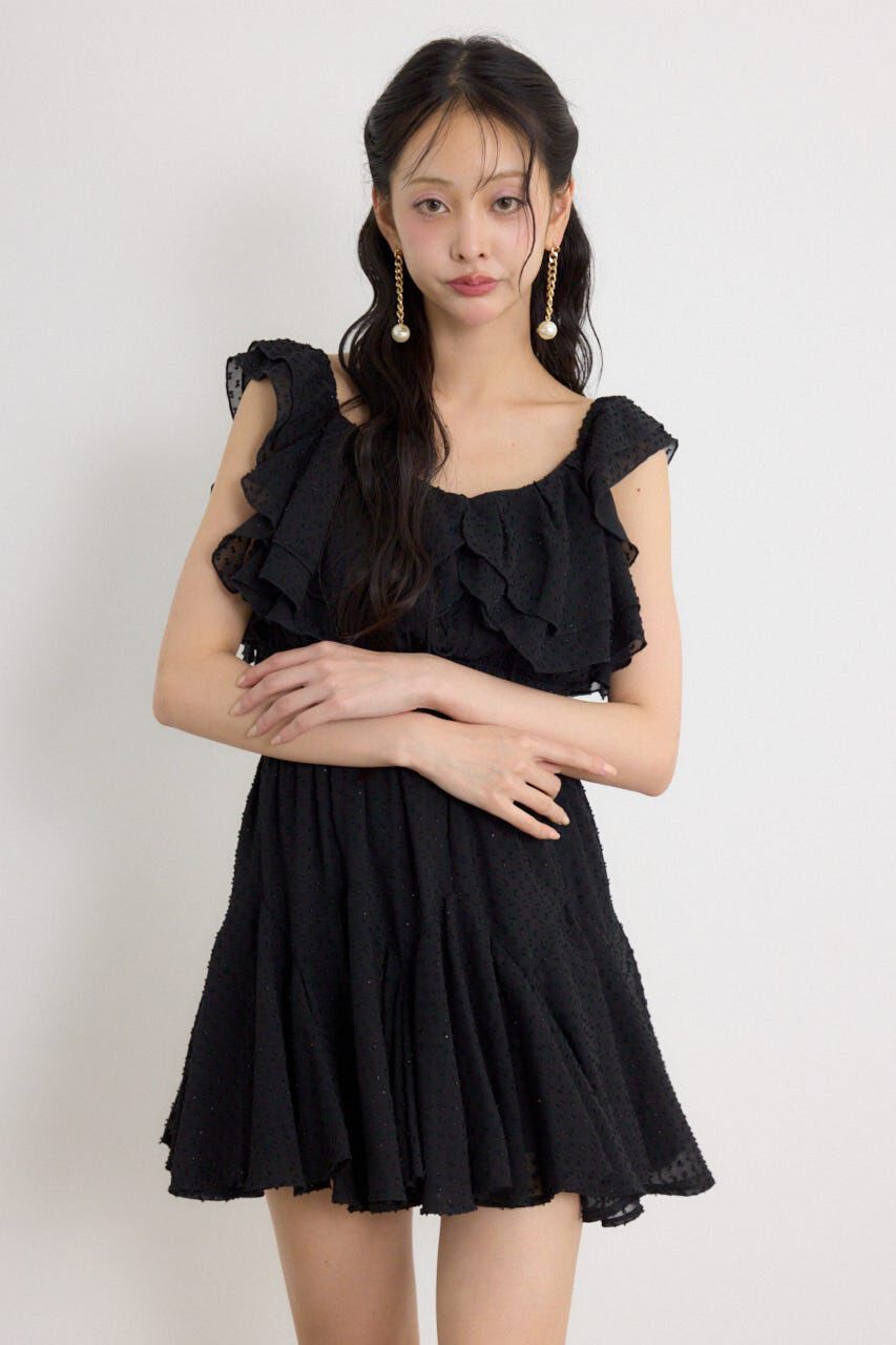 rienda「レースアップキャミミニワンピース」|ワンピース|