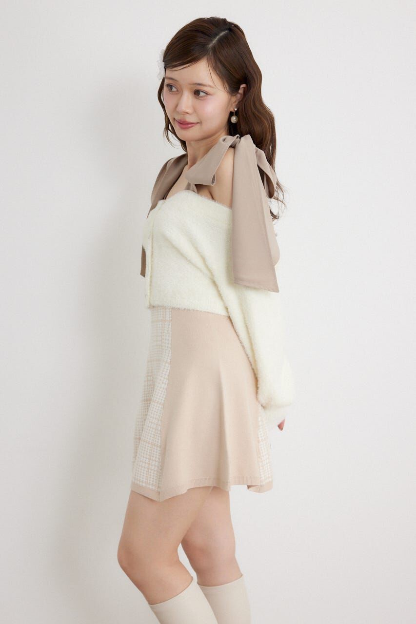 rienda「ジャガードニットミニセットワンピース」|ワンピース|