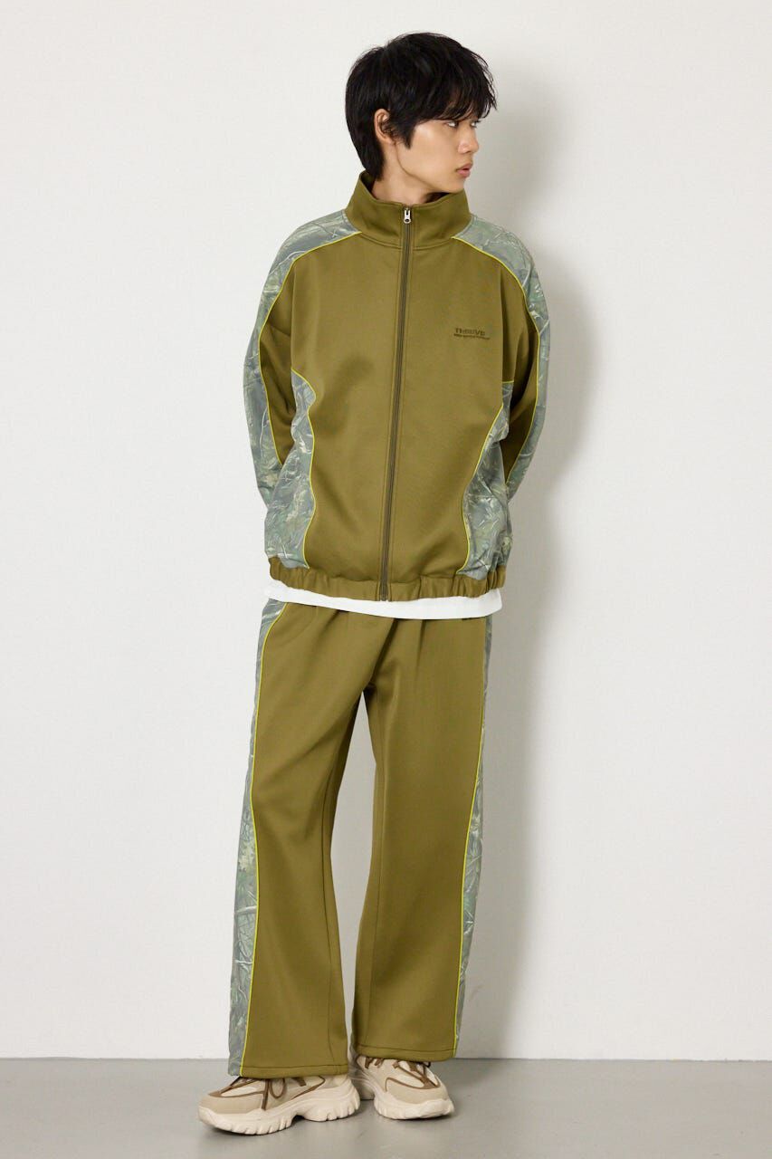 RODEO CROWNS「サイドパターンドッキングブルゾン」|ブルゾン・スタジャン|