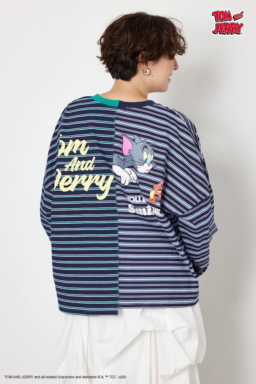 RODEO CROWNS「(TOM and JERRY)カスタムボーダーロンTEE」|Tシャツ・カットソー|