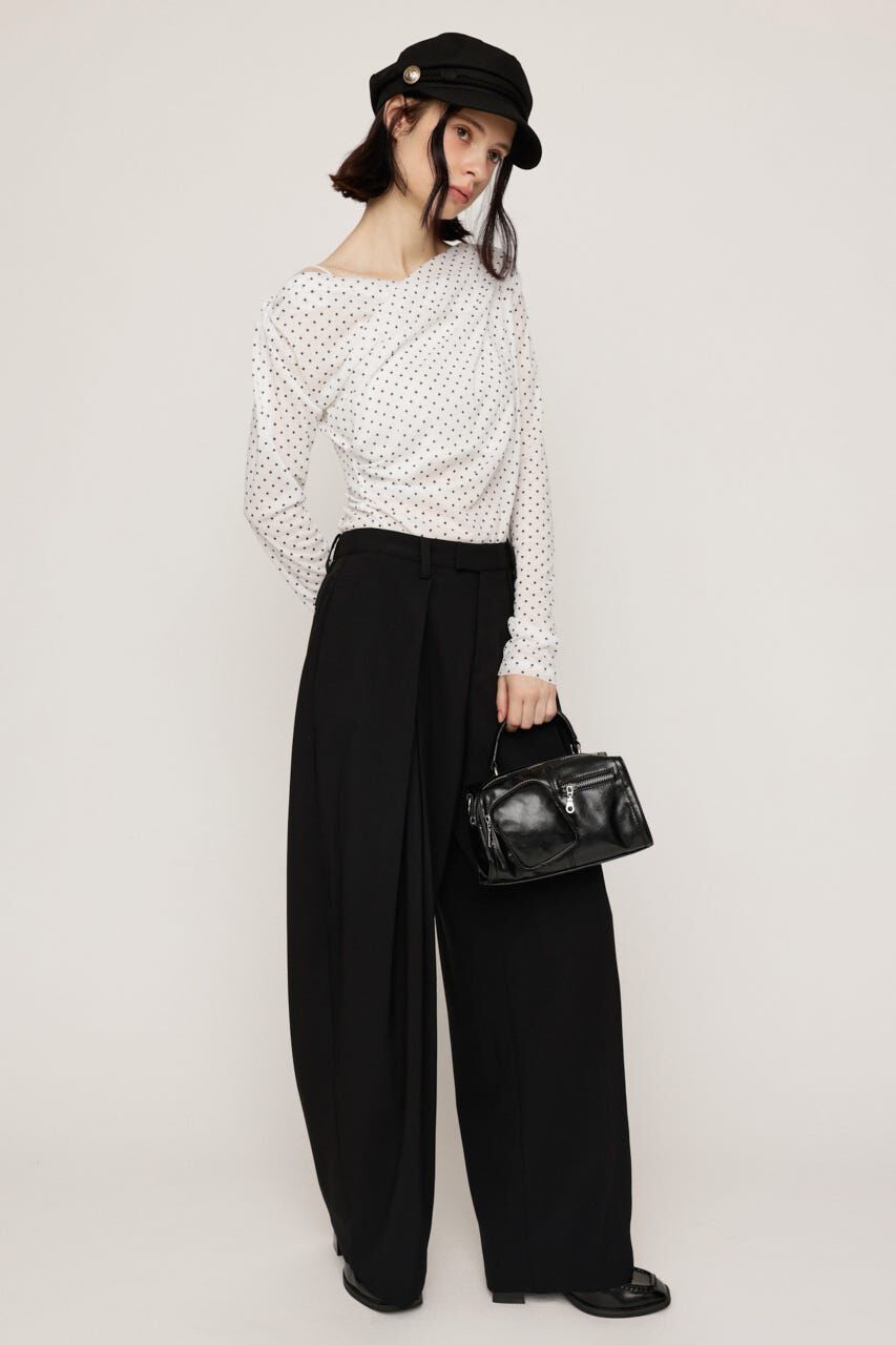 SLY「TUCK WIDE MANNISH SLACKS」|その他|