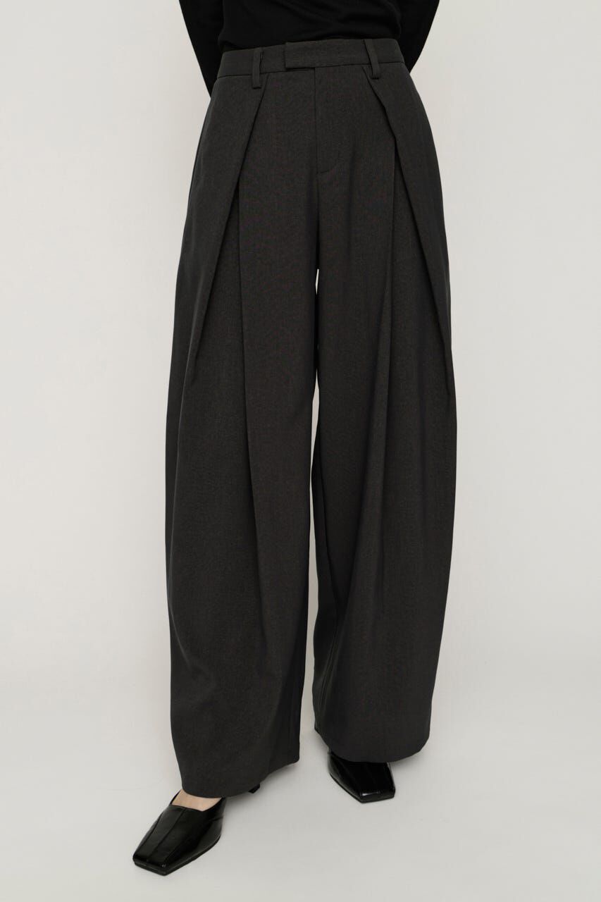 SLY「TUCK WIDE MANNISH SLACKS」|その他|T.GRY