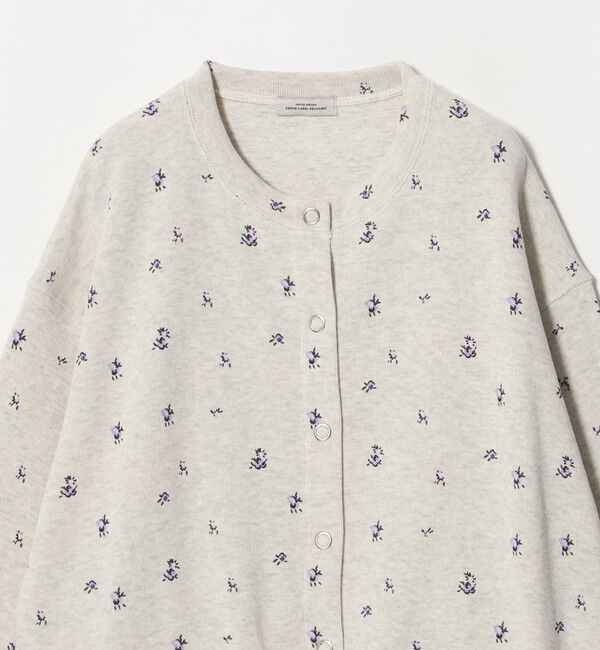 UNITED ARROWS green label relaxing「【WEB限定】＜at ease＞ダブルフェイス クルーネック カットソー カーディガン」|カーディガン|
