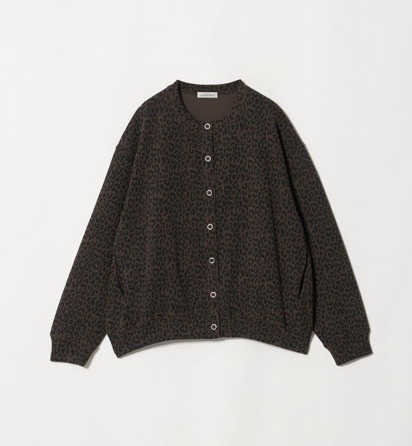 UNITED ARROWS green label relaxing「【WEB限定】＜at ease＞ダブルフェイス クルーネック カットソー カーディガン」|カーディガン|