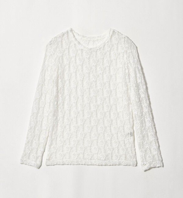 UNITED ARROWS green label relaxing「【WEB限定】＜at ease＞レース カットソー」|Tシャツ・カットソー|