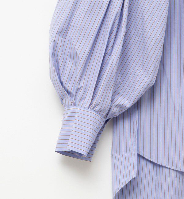 NOLLEY'S「【MARILYN MOON/マリリーンムーン】stripe embroidery tie blouse」|シャツ・ブラウス|
