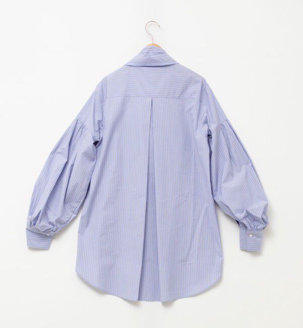 NOLLEY'S「【MARILYN MOON/マリリーンムーン】stripe embroidery tie blouse」|シャツ・ブラウス|