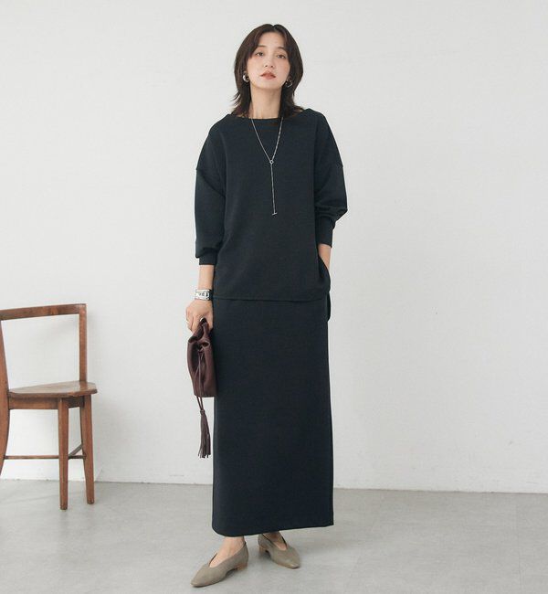  「【接触冷感/紫外線防止/防シワ/2サイズ展開】ダンボールIラインスカート」|スカート|