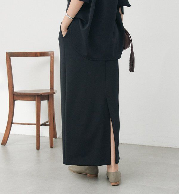  「【接触冷感/紫外線防止/防シワ/2サイズ展開】ダンボールIラインスカート」|スカート|