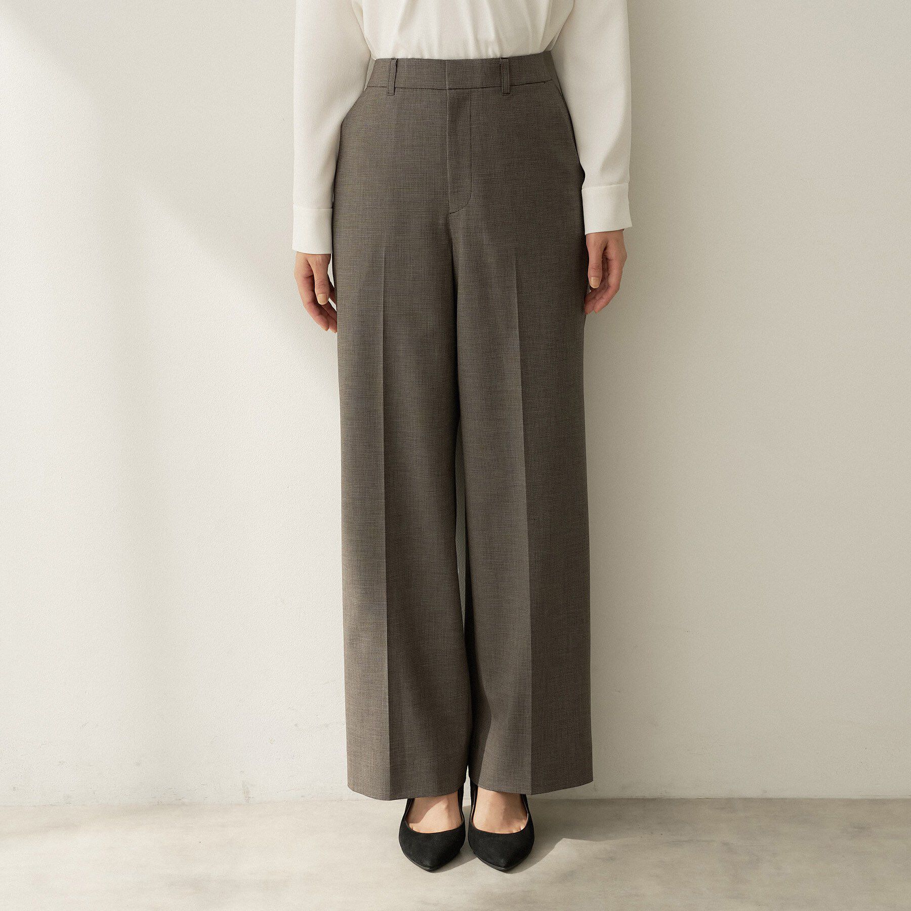 UNTITLED「【セットアップ】ウールブレンドワイドパンツ」|その他|