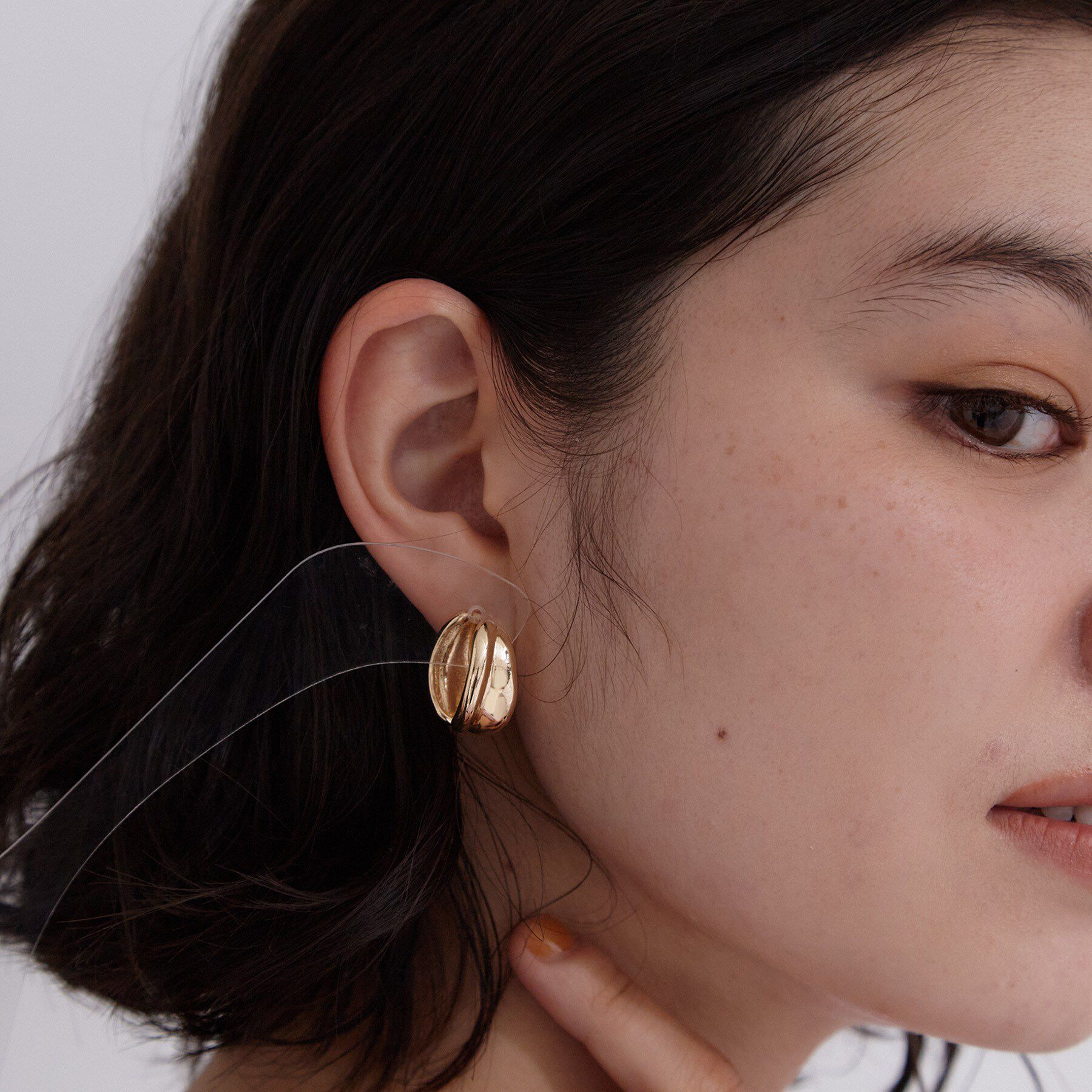 OPAQUE.CLIP「エッジドロップワンタッチピアス」|ピアス|