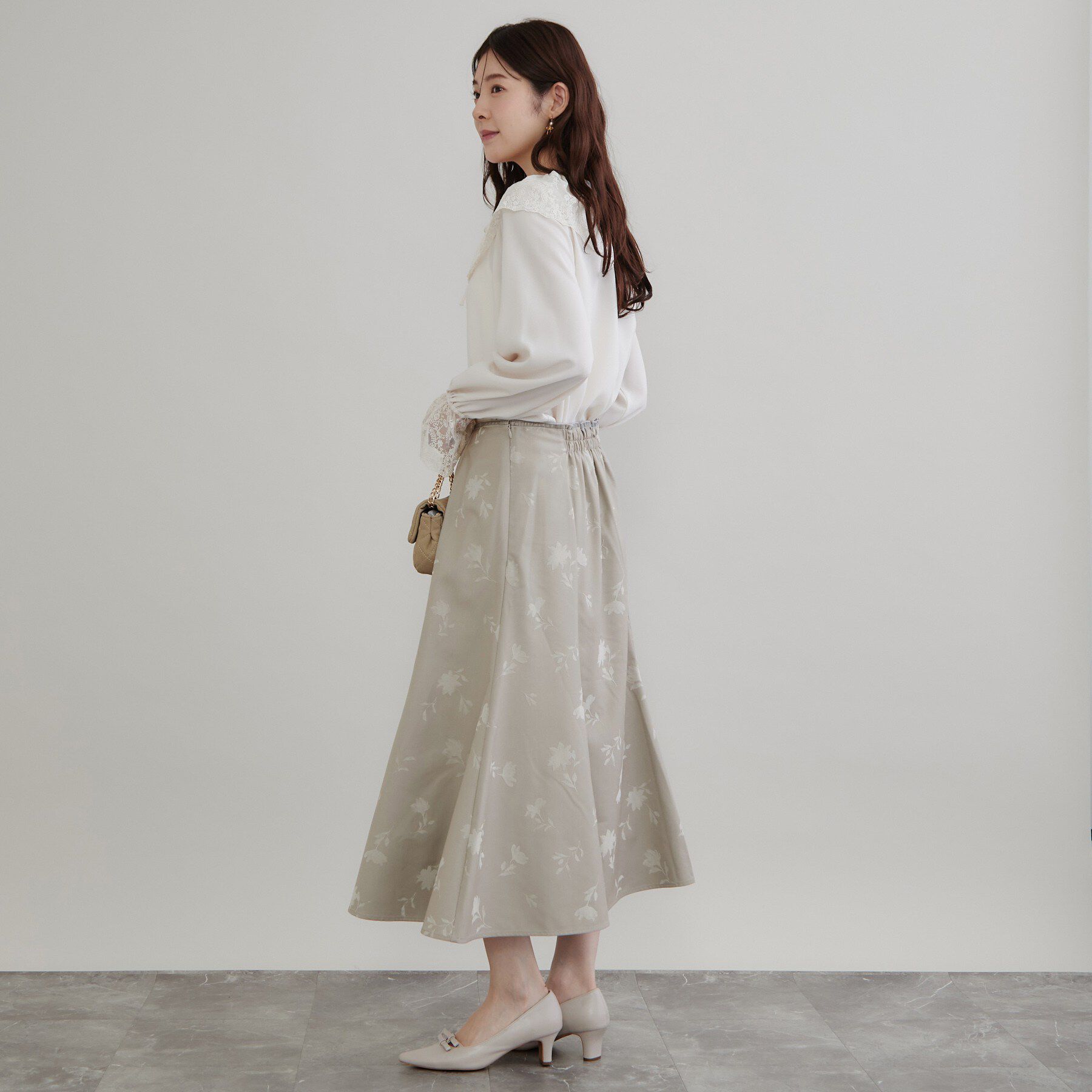 Couture broach「フロッキーフラワーマーメイドスカート」|スカート|