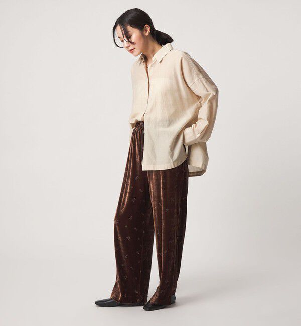 UNITED ARROWS green label relaxing「シシュウ ベロア パンツ」|その他|
