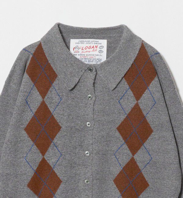 UNITED ARROWS green label relaxing「【別注】＜LOGAN knitting mills＞アーガイル カーディガン」|カーディガン|