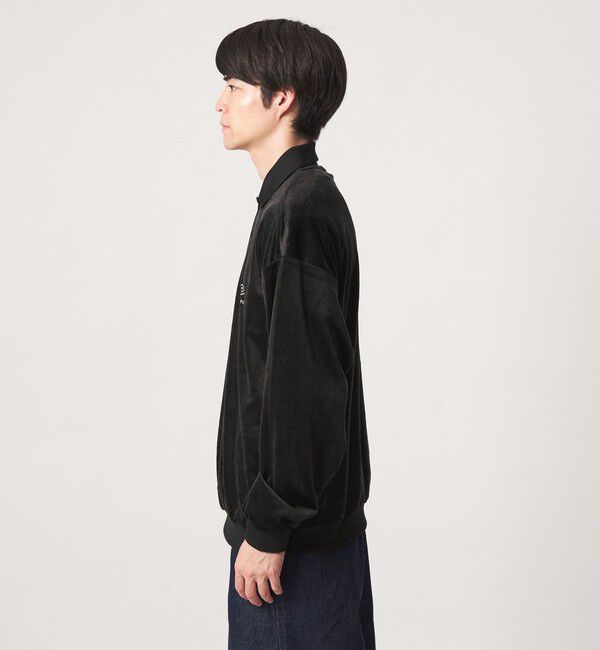 UNITED ARROWS green label relaxing「【別注】＜UMBRO＞ベロア 長袖 ポロシャツ」|ポロシャツ|