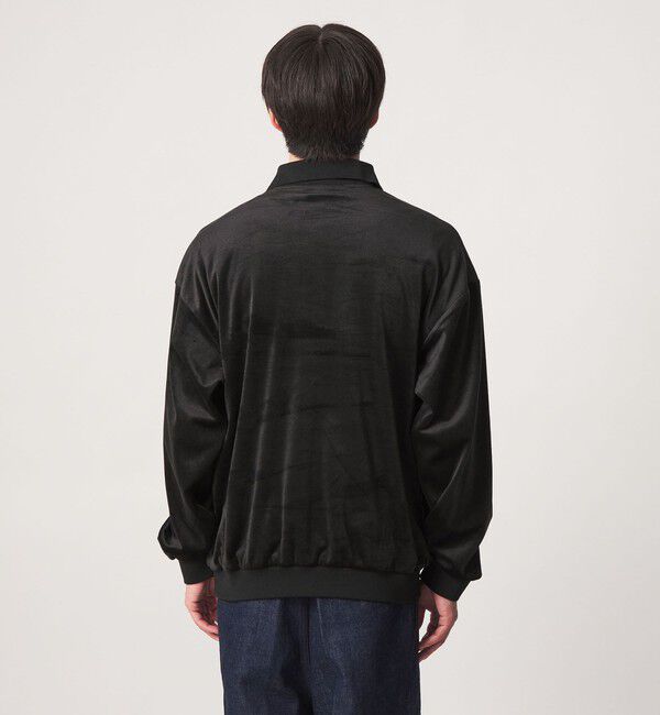 UNITED ARROWS green label relaxing「【別注】＜UMBRO＞ベロア 長袖 ポロシャツ」|ポロシャツ|