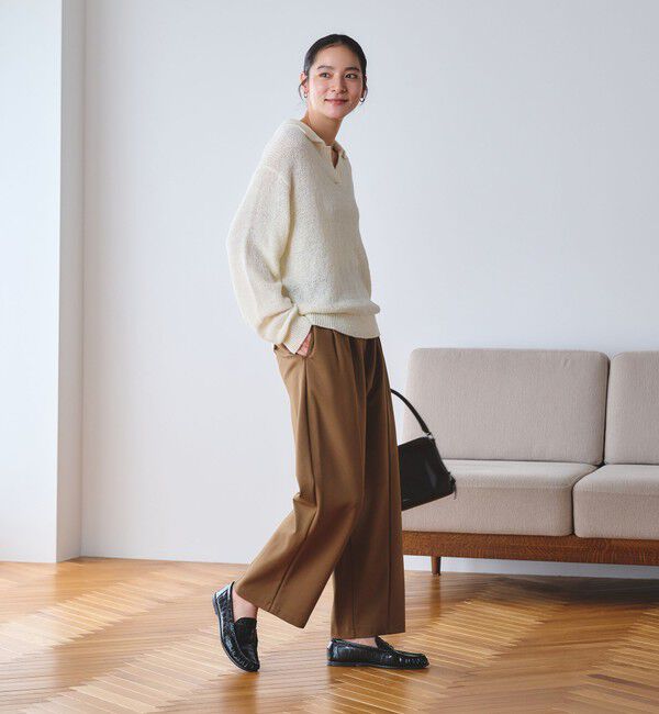 BEAUTY&YOUTH UNITED ARROWS「【WEB限定 Wardrobe DAILY MINIMAL】ジャージー タックカーブパンツ ウォッシャブル」|その他|