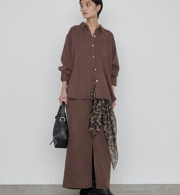  「《肌触り抜群/セットアップ可》リヨセルヴィンテージライクシャツ」|シャツ・ブラウス|
