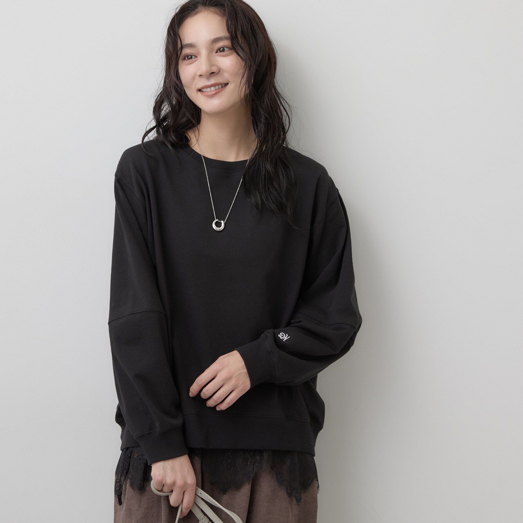 Dessin「【洗える/6色展開】フォルムスリーブミニ裏毛 プルオーバー」|Tシャツ・カットソー|