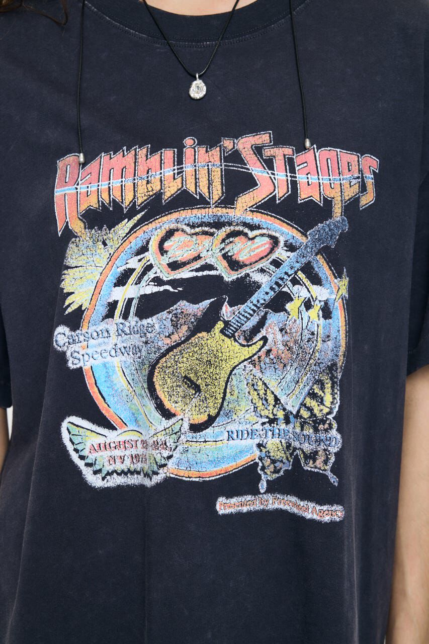MOUSSY「70S MUSIC FEST TEE」|Tシャツ・カットソー|