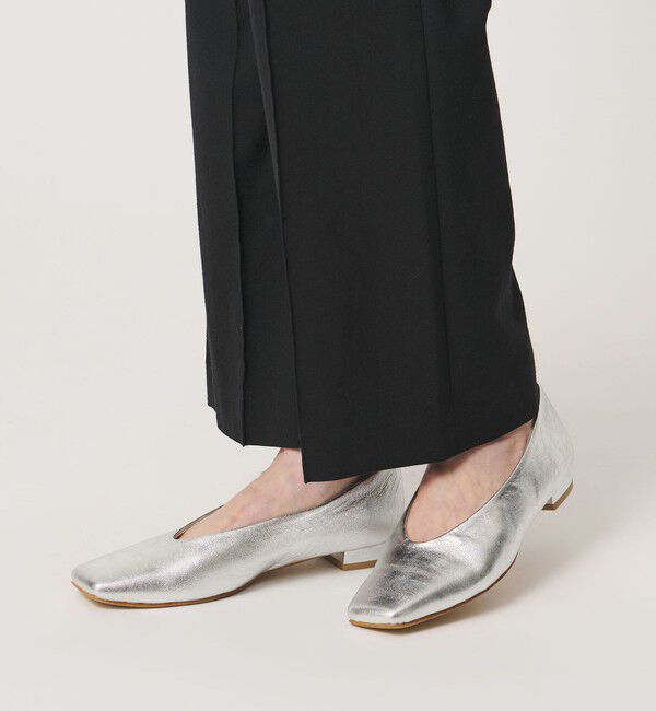 UNITED ARROWS「スクエア フラット パンプス」|パンプス|