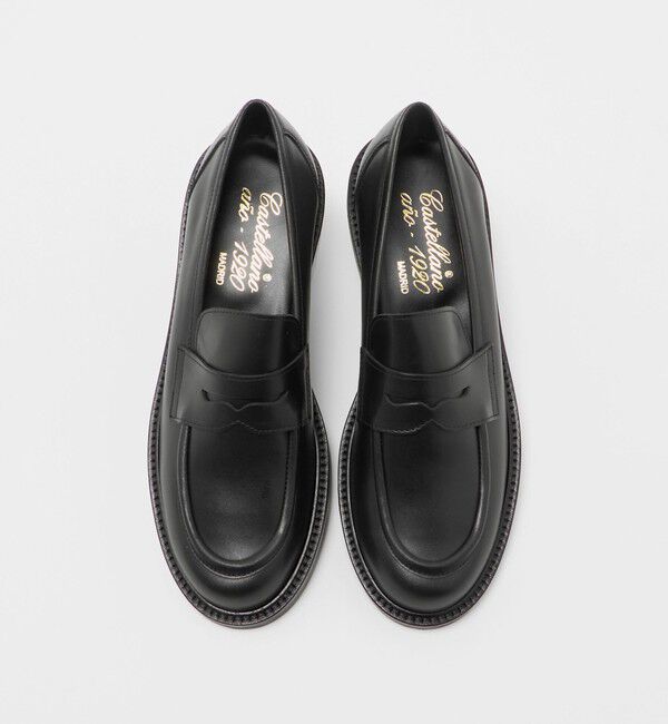 UNITED ARROWS「【別注】＜CASTELLANO＞ペニー ローファー」|ローファー|BLACK