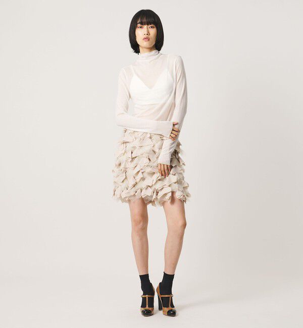 AEWEN MATOPH「＜AEWEN MATOPH＞シアー ハイネック カットソー」|Tシャツ・カットソー|