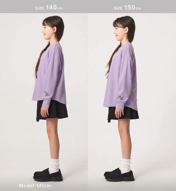 UNITED ARROWS green label relaxing「【別注】＜URBAMENT＞ミニーマウス ロングスリーブ Tシャツ / キッズ 140cm-150cm」|Tシャツ・カットソー|