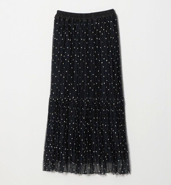UNITED ARROWS green label relaxing「［size SHORT/TALLあり］2WAY シシュウ チュール スカート」|フレア|