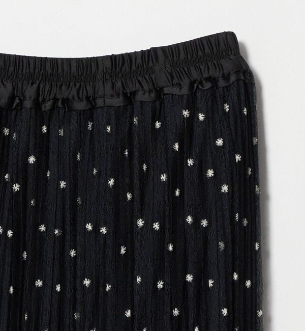 UNITED ARROWS green label relaxing「［size SHORT/TALLあり］2WAY シシュウ チュール スカート」|フレア|