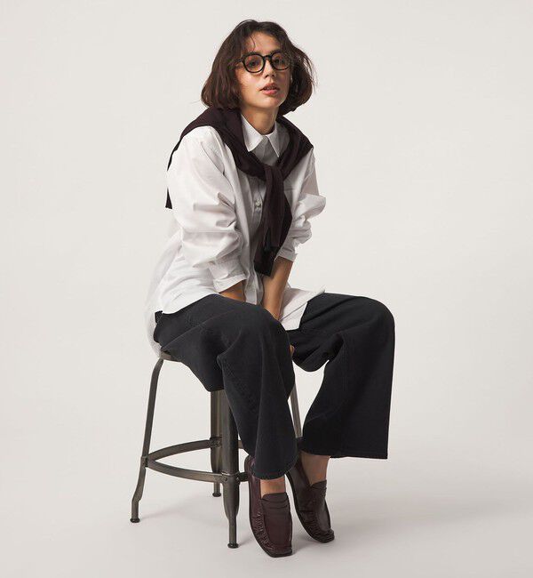 UNITED ARROWS green label relaxing「ギャザー ソフトローファー」|ビジネス・ドレスシューズ|