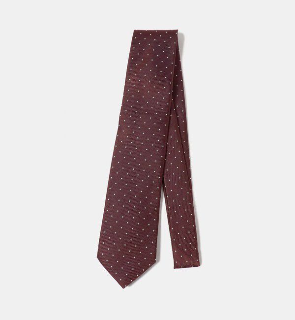 UNITED ARROWS green label relaxing「GLR JAPAN VINTAGE 8.0cm ドット ネクタイ」|ネクタイ・蝶ネクタイ|WINE