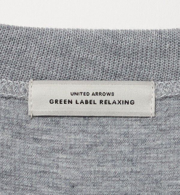 UNITED ARROWS green label relaxing「【WEB限定】＜at ease＞ダブルフェイス クルーネック カットソー カーディガン」|カーディガン|