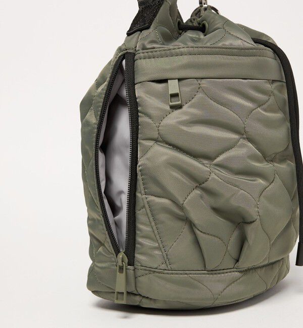 UNITED ARROWS green label relaxing「【WEB限定】＜PARTE＞キルティング ドロストバッグ / ショルダーバッグ はっ水」|ショルダー・メッセンジャー|
