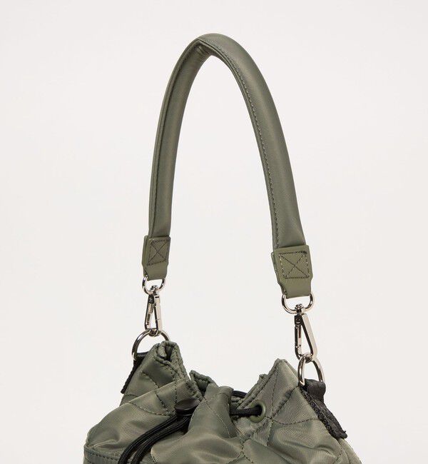 UNITED ARROWS green label relaxing「【WEB限定】＜PARTE＞キルティング ドロストバッグ / ショルダーバッグ はっ水」|ショルダー・メッセンジャー|