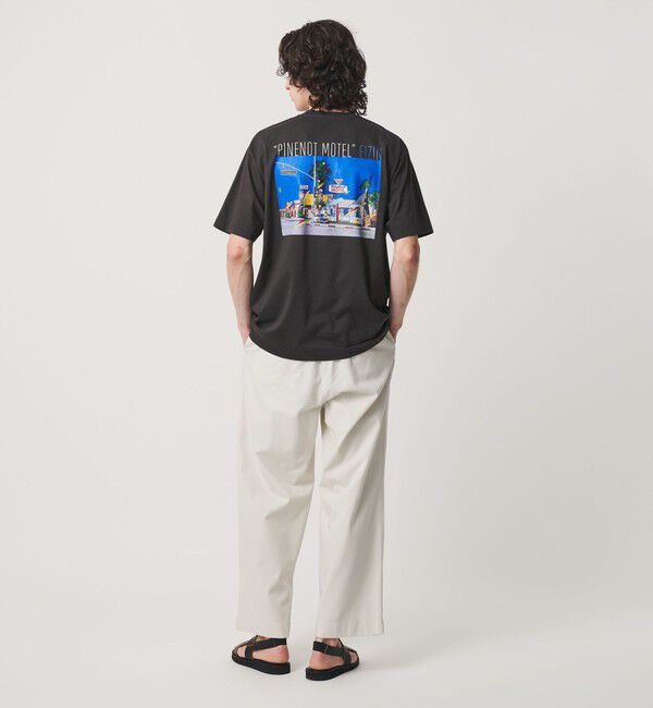 BEAUTY&YOUTH UNITED ARROWS「【別注】＜EIZIN SUZUKI＞PINENOT MOTEL プリント Tシャツ」|Tシャツ・カットソー|