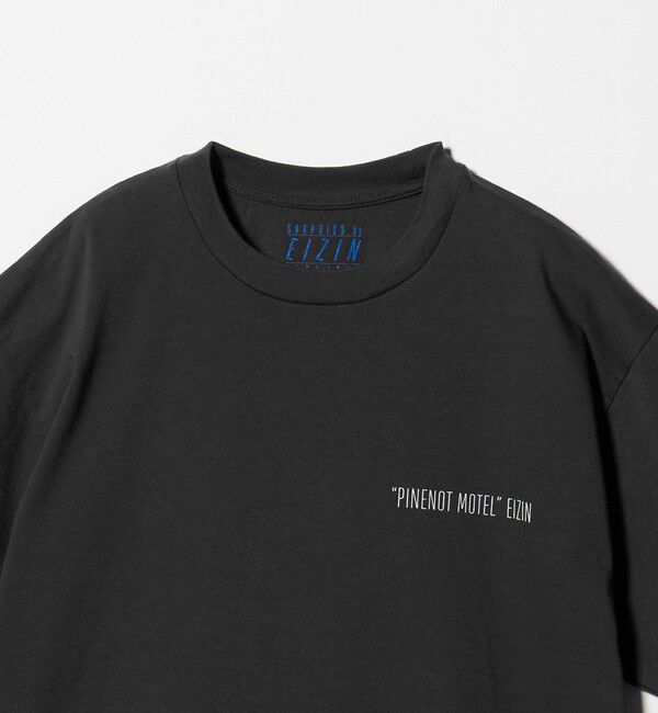 BEAUTY&YOUTH UNITED ARROWS「【別注】＜EIZIN SUZUKI＞PINENOT MOTEL プリント Tシャツ」|Tシャツ・カットソー|