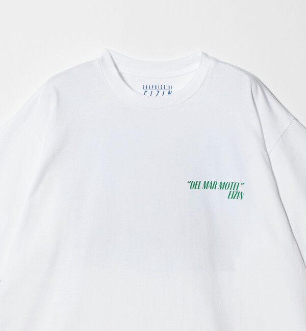 BEAUTY&YOUTH UNITED ARROWS「【別注】＜EIZIN SUZUKI＞DEL MAR MOTEL プリント Tシャツ」|Tシャツ・カットソー|