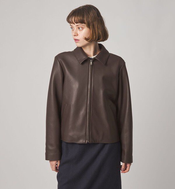 STEVEN ALAN「＜Steven Alan＞レザー ジップアップ ブルゾン」|その他|