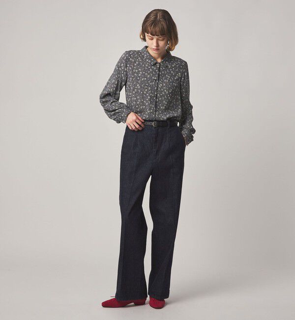 STEVEN ALAN「＜Steven Alan＞コットン スラックス デニムパンツ」|デニム|