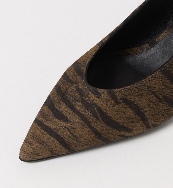 BEAUTY&YOUTH UNITED ARROWS「＜CORSO ROMA 9＞ゼブラ ポインテッド バックストラップ ミュール」|サンダル|