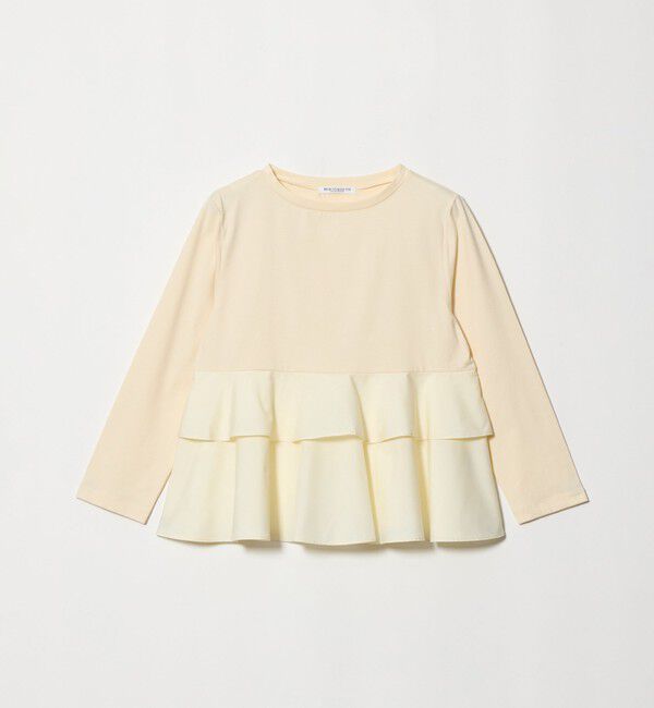 BEAUTY&YOUTH UNITED ARROWS「【WEB限定】ペプラム 9分袖 プルオーバー」|Tシャツ・カットソー|NATURAL