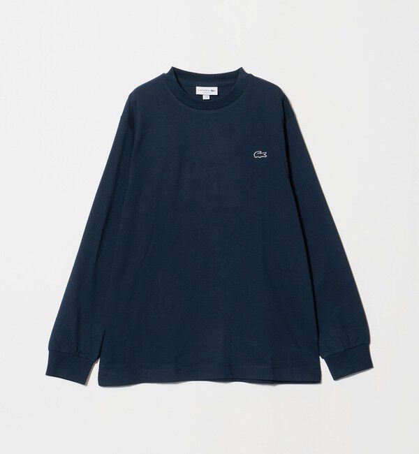 BEAUTY&YOUTH UNITED ARROWS「＜LACOSTE＞ワンポイント ロゴ ロングスリーブ Tシャツ」|Tシャツ・カットソー|NAVY