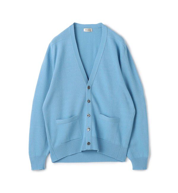 TOMORROWLAND BUYING WEAR「Glenmac Vネックカーディガン」|カーディガン|63 ライトブルー