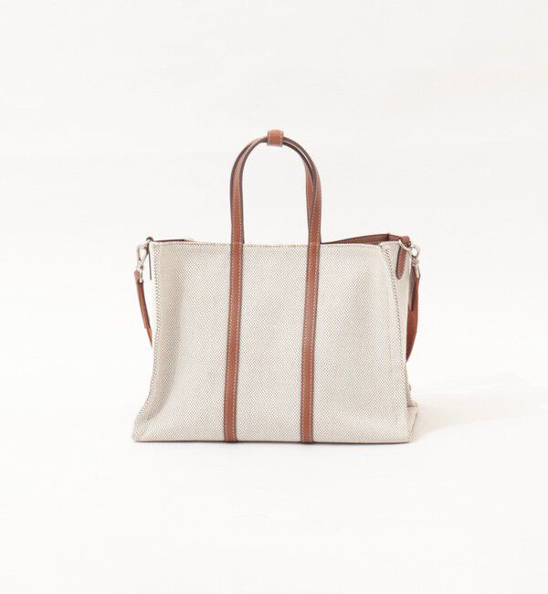 NOLLEY'S「【DeMAKER/ディメーカー】New vase medium bagキャンバストート」|トートバッグ|キャメル