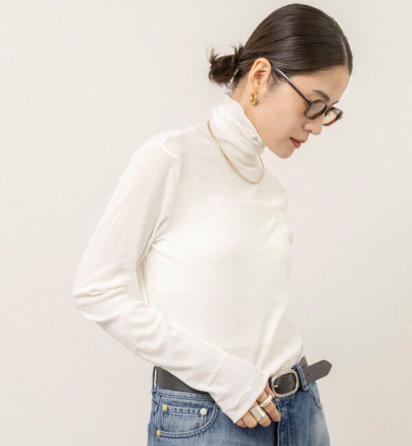 MAQWEL「【MAQWEL/マクウェル】コットンフライスタートルネックプルオーバー」|Tシャツ・カットソー|